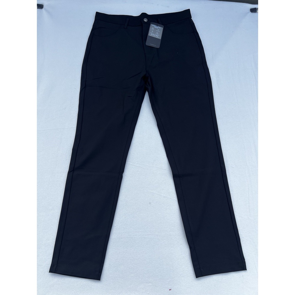 Fabletics Men's The Don 5-pocket Slim fit Pant Size 33 X 32 Black - Picture 1 of 9